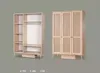 Kleiderschrank Schrank Holzschränke Schlafzimmer möbel Produktbild-Vorschau 3