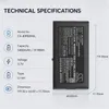 TECHTEK Batteria compatibile con [VIAVI] JDSU OLP-82P Anteprima dell’immagine prodotto 2