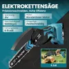 Mini Kettensäge mit Akku, 6 + 8 Zoll Akku Kettensäge mit 2 Produktbild-Vorschau 2