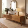 Lowboard ADAMO 220 cm aus Massivholz, Eiche Finish - TV Produktbild-Vorschau 2
