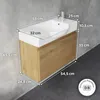 Alpenberger Badezimmermöbel Set | Waschbecken mit Produktbild-Vorschau 6