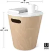 UMBRA WOODROW STORAGE Hocker Eimer mit Deckel Holz Produktbild-Vorschau 16