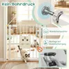 NAIZY Hausabsperrgitter Baby Haustier Katzenklappe Produktbild-Vorschau 5