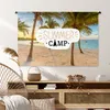 MuchoWow® Wandteppich Wandbehang Sommer - Strand - Palme - Produktbild-Vorschau 6