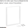 Holzbrink Pied de table en métal Blanc | support de table / Voir les images du produit 2