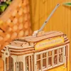 Rolife Puzzle 3D en bois Tram / Tramway Voir les images du produit 22