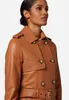 Damen Ledermantel Trenchcoat Ricano GLORIA – cognac / L Produktbild-Vorschau 4