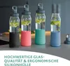 Emsa Trinkflasche Drink2Go, Glas, 0,7 Liter, Produktbild-Vorschau 18