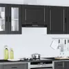 vidaXL Pensile da cucina Porto nero in materiale ligneo Anteprima dell’immagine prodotto 4