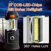 1200 LED Campinglampe, 350 Lumen Handkurbel-Solarlampe, Produktbild-Vorschau 6