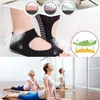 Jumadas schwarze zehenlose Yoga-Pilates-Socken mit Griff – Produktbild-Vorschau 3