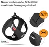 Curli Air-Mesh, hondenharnes, vest, maat L, zwart, Productafbeelding-voorbeeld 2