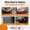 10 Bras De Suspension Avant Gauche Et Droite Pour Bmw Voir les images du produit 4