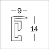 Walther New Lifestyle 30x30 plastica bianca KV330W Anteprima dell’immagine prodotto 6