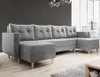 Easy4You Ecksofa Grau BALDUR U-Form – 303x93x145 cm - Produktbild-Vorschau 1