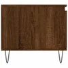 Tavolino in rovere marrone 100x50x45 cm materiale a base di Anteprima dell’immagine prodotto 6