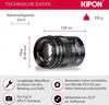 Kipon Iberit 75mm F2.4 full-frame objektiv - kompatibilní s Náhled obrázku produktu 3