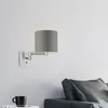 Home Sweet Home Wandleuchte - Swing, E27, grau Lampenschirm Produktbild-Vorschau 2
