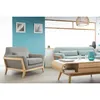 Miliboo - Design-Sessel Grau Holzbeine YOKO Produktbild-Vorschau 2