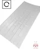 A white 3D wall panel with a brick pattern is shown diagonally against a white background. Náhled obrázku produktu