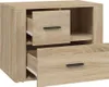 vidaXL Table de nuit chêne Sonoma 60x36x45 cm bois Voir les images du produit 7