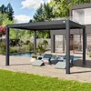 PRIMEYARD Pergola 3x4 m słupy aluminium z dachem z Podgląd zdjęcia produktu 3