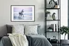 MuchoWow® Gerahmtes Poster Pferd - Pilz - Strand 90x60 cm - Produktbild-Vorschau 2