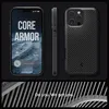 A collage of images showing a phone case from different angles and a close-up of its texture, with marketing text. Produktbild-Vorschau