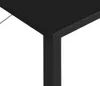A close-up view of the corner of a black table. Podgląd zdjęcia produktu