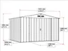 Duramax Metall Gartenhaus 322x234 Geräteschuppen Garten Produktbild-Vorschau 7