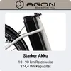 Agon Axis E-Bike 26 Zoll Citybike Damen Herren 140 - 165 cm Produktbild-Vorschau 3