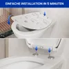 CECIPA WC-Sitz O-Form Toilettendeckel mit Absenkautomatik & Produktbild-Vorschau 5