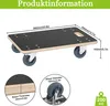 XMTECH transportní vozík 60 x 40 cm, transportní vozík s 2x Náhled obrázku produktu 2