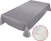 Tischdecke Wachstuch Einfarbig Grau Robust Wasserabweisend Produktbild-Vorschau 2