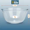 Zestaw szklanych misek do serwowania, 17 cm, 1 l, 2 sztuki Podgląd zdjęcia produktu 4