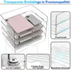 Acryl Briefablage in , Transparent Ablagefächer Stapelbar, Produktbild-Vorschau 10