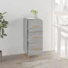 vidaXL Sideboard Grau Sonoma 34,5x34x90 cm Holzwerkstoff -  Produktbild-Vorschau 4