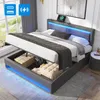 okwish skříňová postel s pružinami Čalouněná postel 140 x Náhled obrázku produktu 5