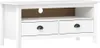 vidaXL TV-Schrank Hill Weiß 110x40x47 cm Massivholz Kiefer Produktbild-Vorschau 7