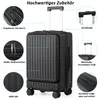 Valise à roulettes rigide en ABS, bagage à main, valise Voir les images du produit 5