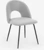 Elégante chaise en tissu rembourrée pour le salon et la Voir les images du produit 3