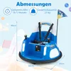 COSTWAY 12V Autoscontro per bambini girevole a 360°, 2 in 1 Anteprima dell’immagine prodotto 3