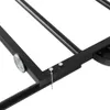 Rimorchio da Bici Nero 122x53x28 cm in Ferro Anteprima dell’immagine prodotto 7