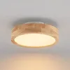 Lindby LED-Deckenlampe Lanira, Ø 30 cm, Holz, Remote, CCT Produktbild-Vorschau 6