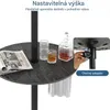 Table réglable avec ouverture pour parasol, modèle Voir les images du produit 4