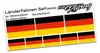 8er Set Länderfahnen Aufkleber "Germany" Sticker Flagge Produktbild-Vorschau 1