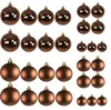 30 kerstballen / kerstornamenten, bruin, diameter 4/5/6/7 Productafbeelding-voorbeeld 2