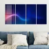 DEQORI Glasbild Echtglas 4x30x60 cm 'Digitale Lichtwellen' Produktbild-Vorschau 4