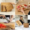 Deleca 3-teiliges Schneidebrett Set aus Akazienholz mit Produktbild-Vorschau 3