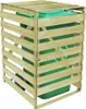 vidaXL Mülltonnenbox für 1 Tonne 240 L Imprägniertes Holz Produktbild-Vorschau 3